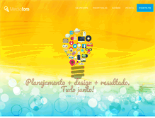 Tablet Screenshot of mediatom.com.br